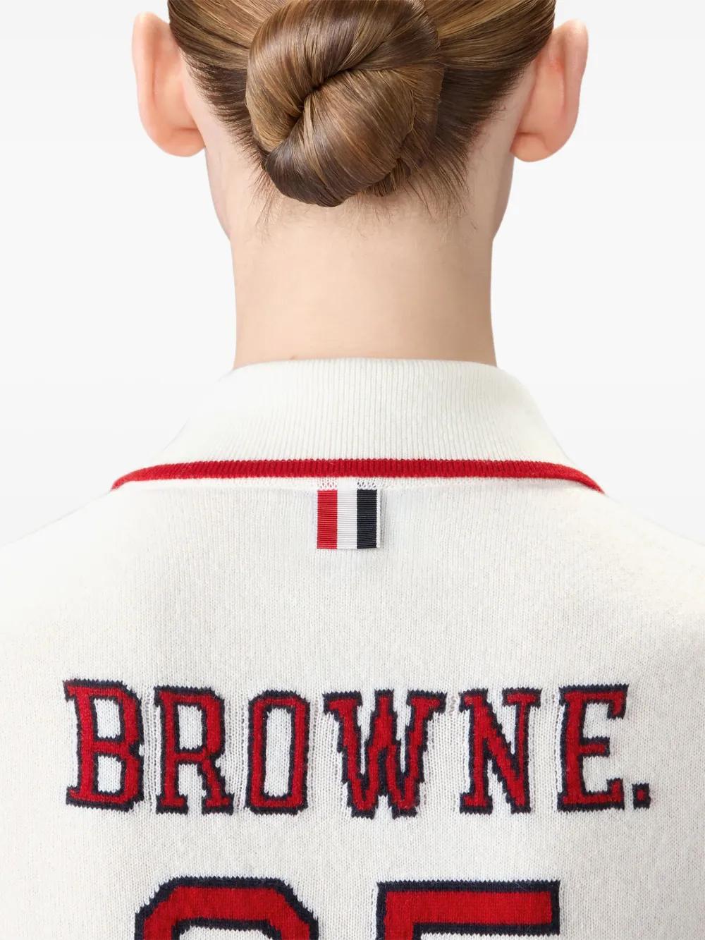 Thom Browne 65 kasjmier polotop Wit