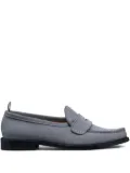 Thom Browne penny-slot suede loafers - Grey