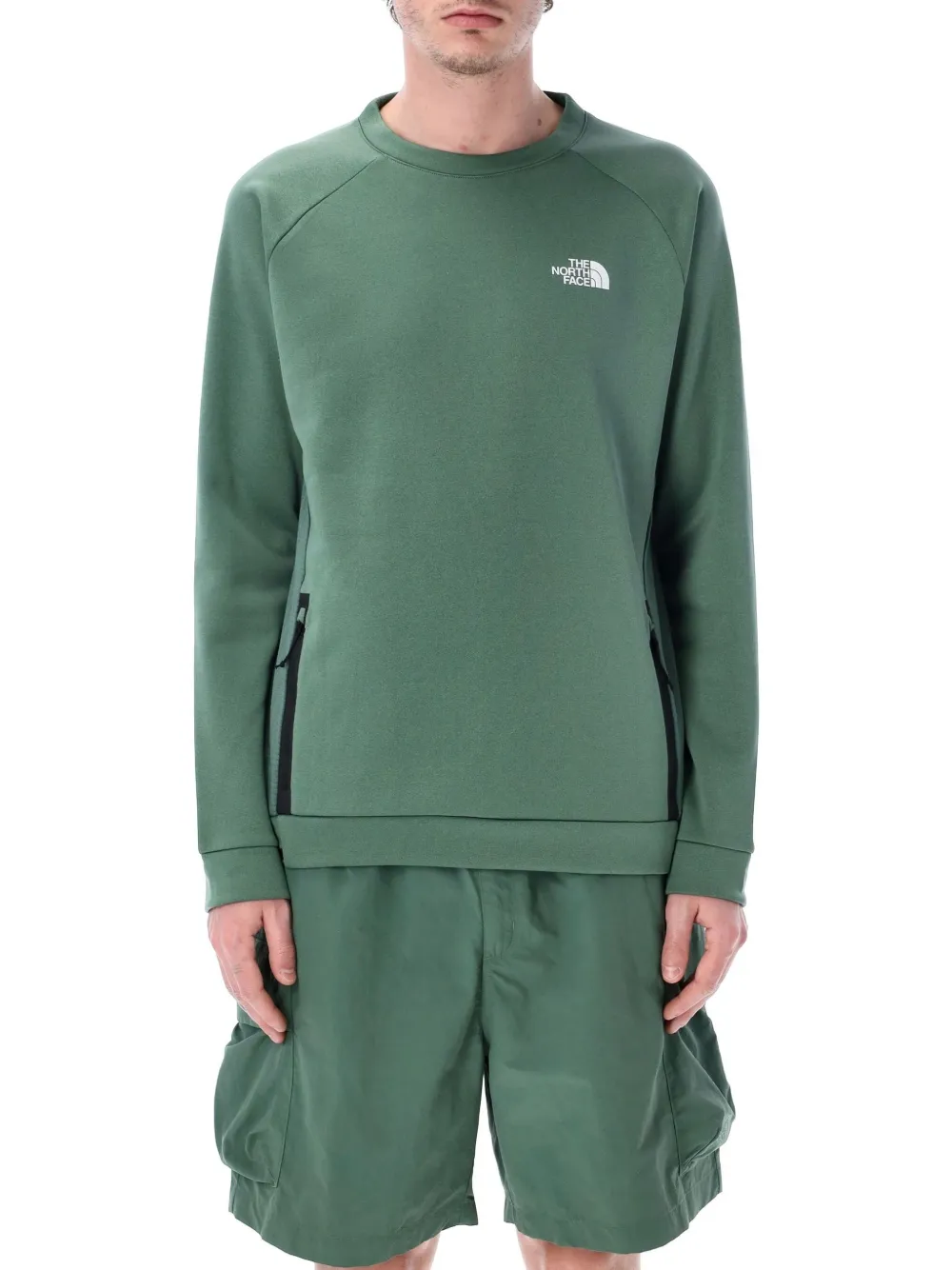 THE NORTH FACE LOGO-PRINT SWEATSHIRT 