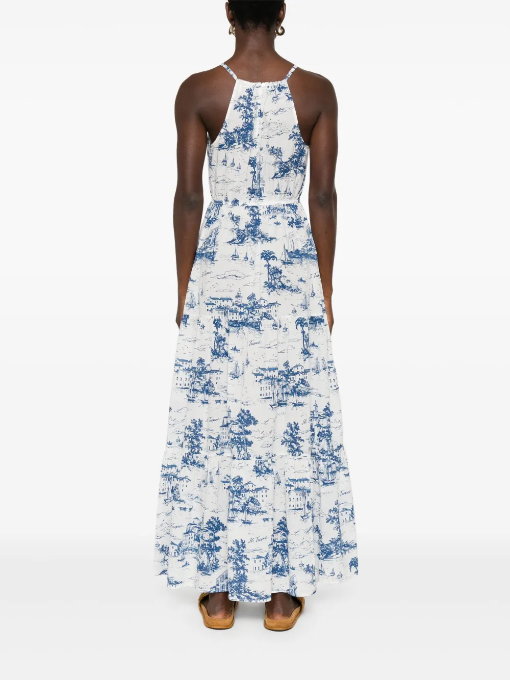 MC2 Saint Barth Maryam maxi-jurk Wit