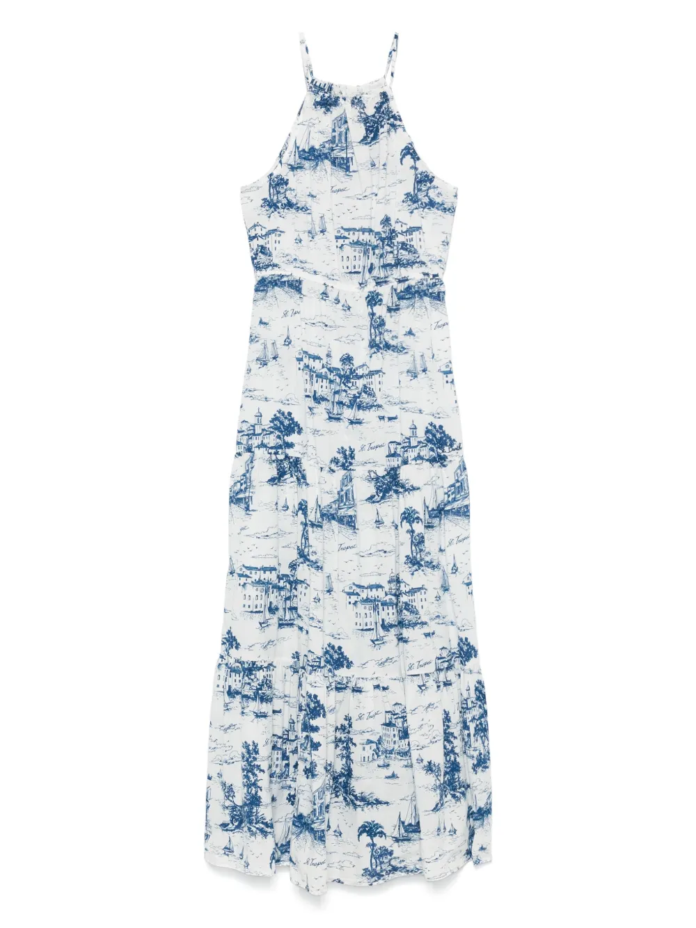 MC2 Saint Barth Maryam maxi-jurk Wit