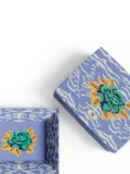 Lisa Corti Indian Tiger porcelain tray - Blue