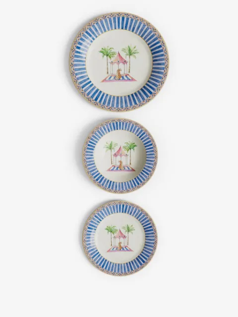 Lisa Corti Sariska table plates (set of three)