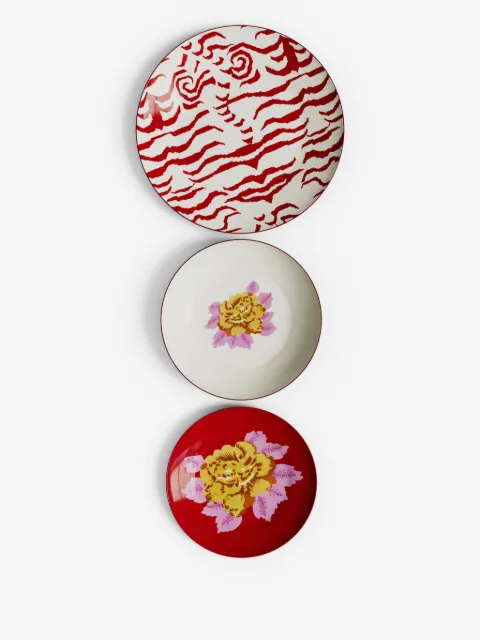 Lisa Corti Indian Tiger table plates (set of three)