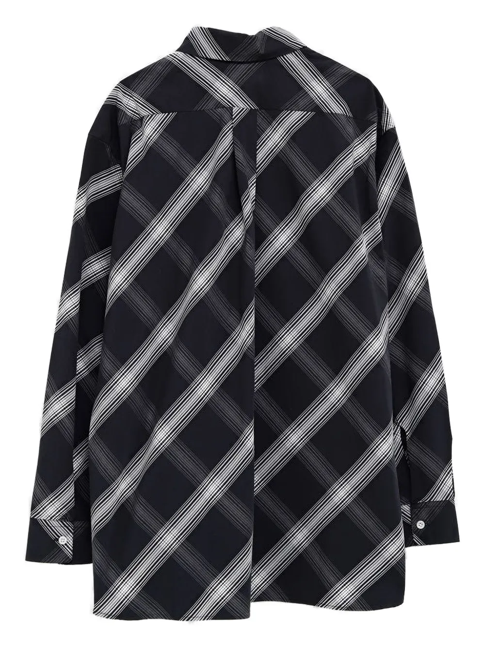 Cristaseya Geruit blouse - Zwart