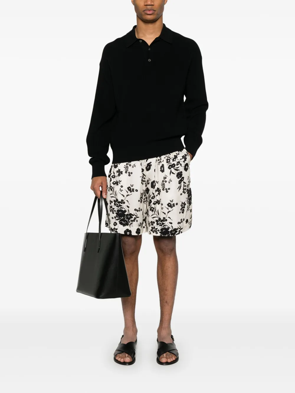 Laneus short à fleurs imprimées | Bermudas | Image 2