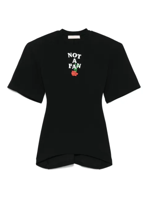 Ssheena slogan-print T-shirt