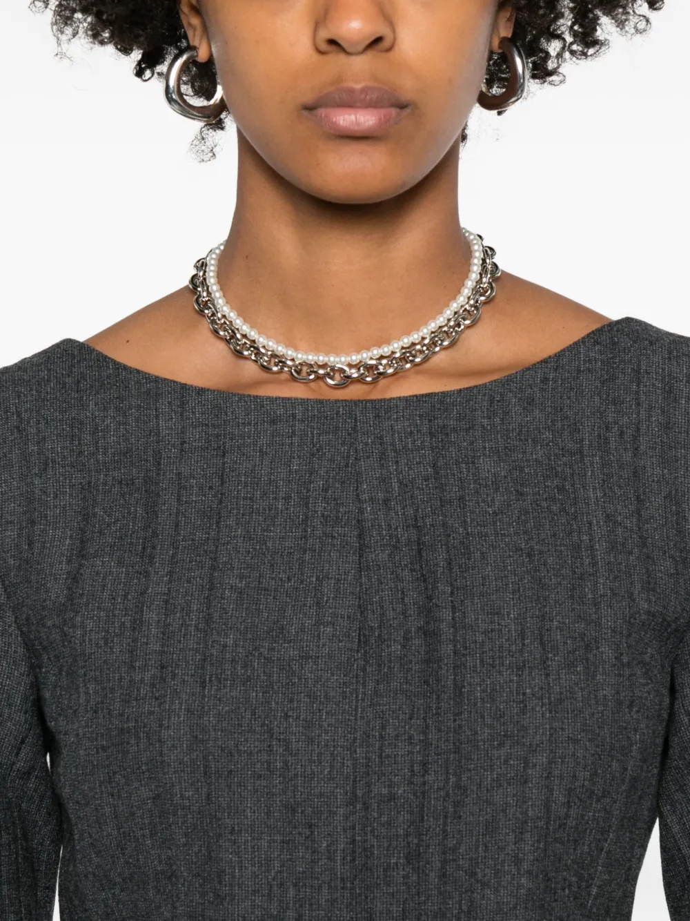 Our Legacy Firm Mini Dress In Gray