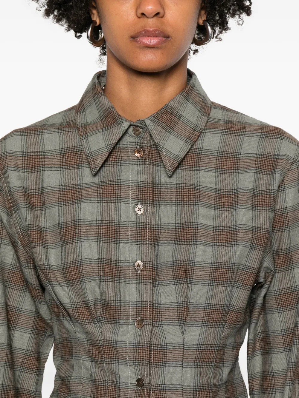 OUR LEGACY Envelop blouse Groen