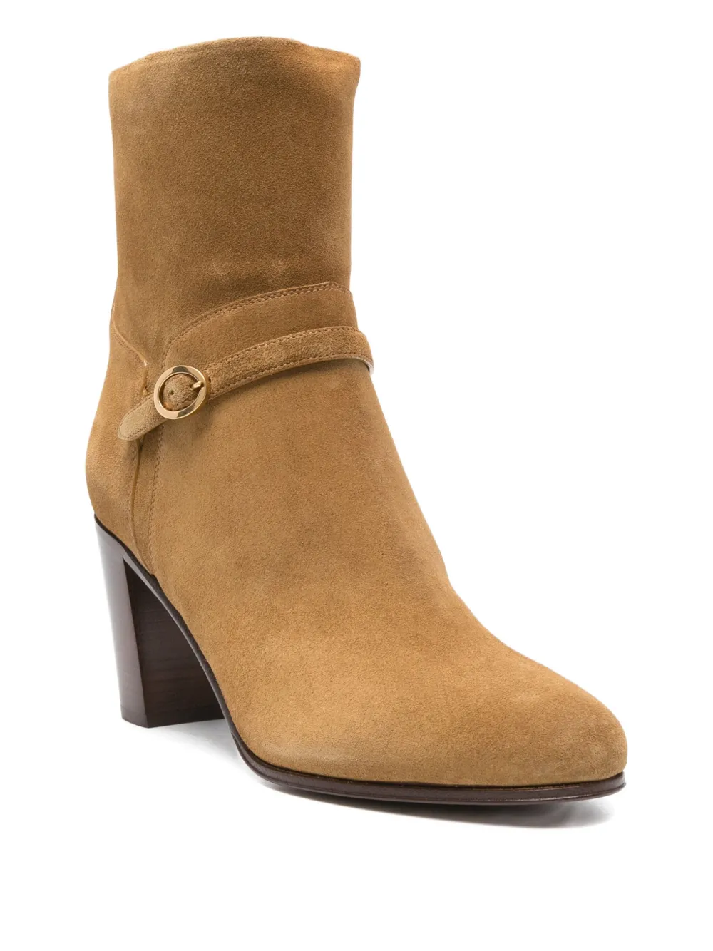 Valentino Garavani 75mm leather ankle boots Neutrals