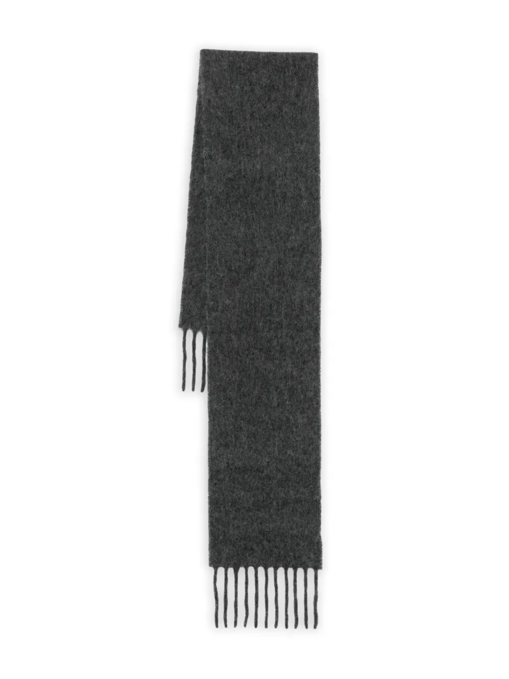 OUR LEGACY Estate fuzzy fringe scarf | Grey | Image 1