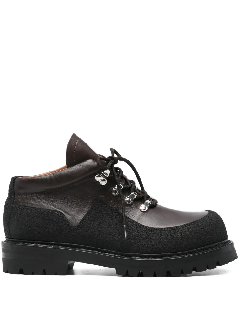 OUR LEGACY leather lace-up boots Brown