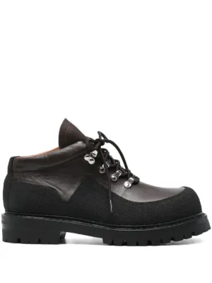 OUR LEGACY Leather lace-up Boots | Black | FARFETCH
