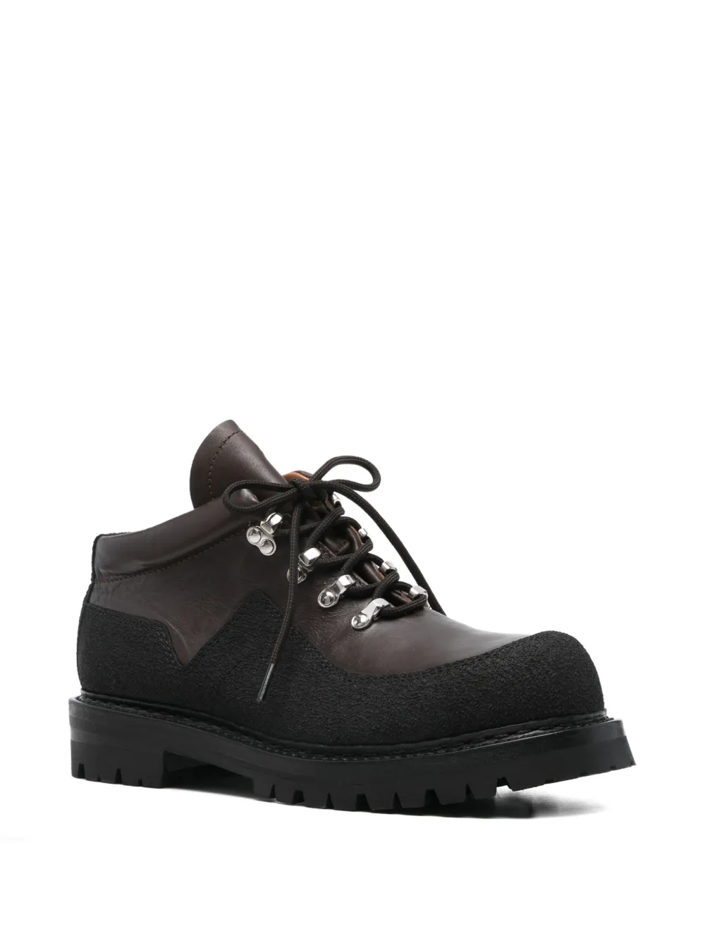 OUR LEGACY leather lace-up boots Brown