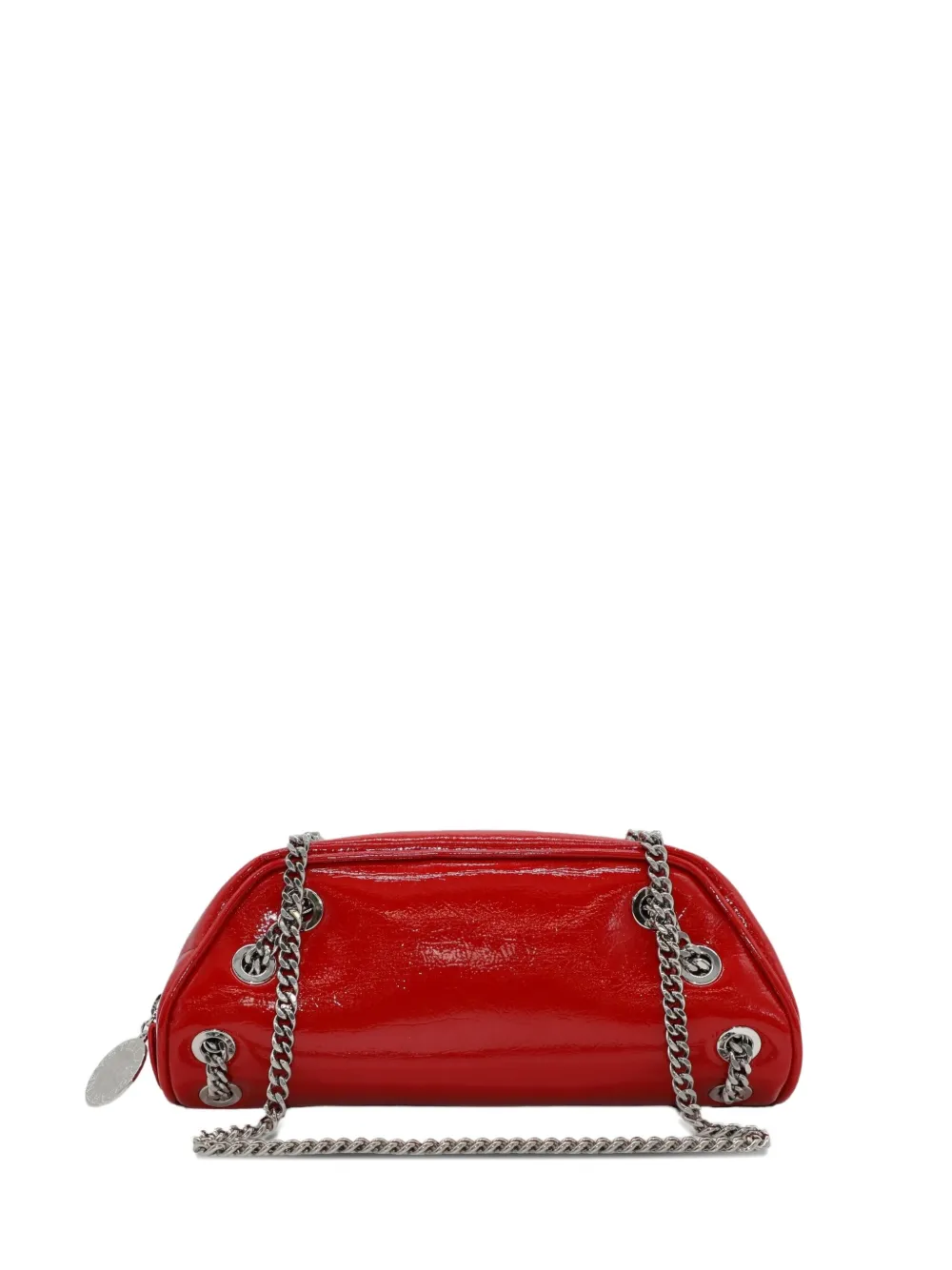 Stella McCartney Schoudertas met logoplakkaat Rood