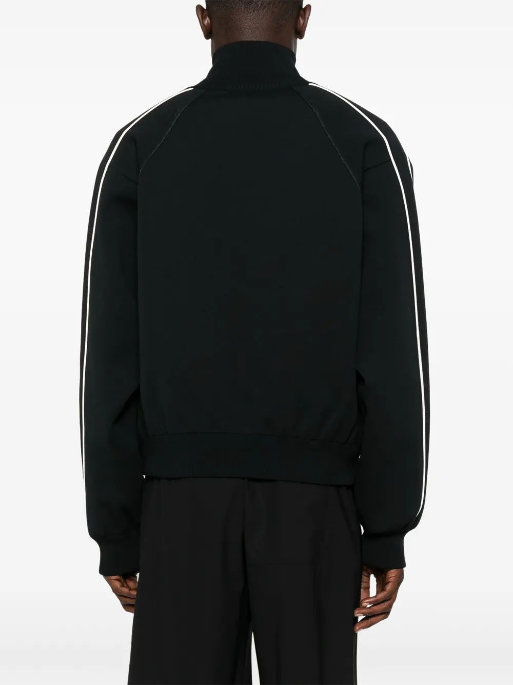 Jil Sander Trainingsjack met zijstreep Zwart
