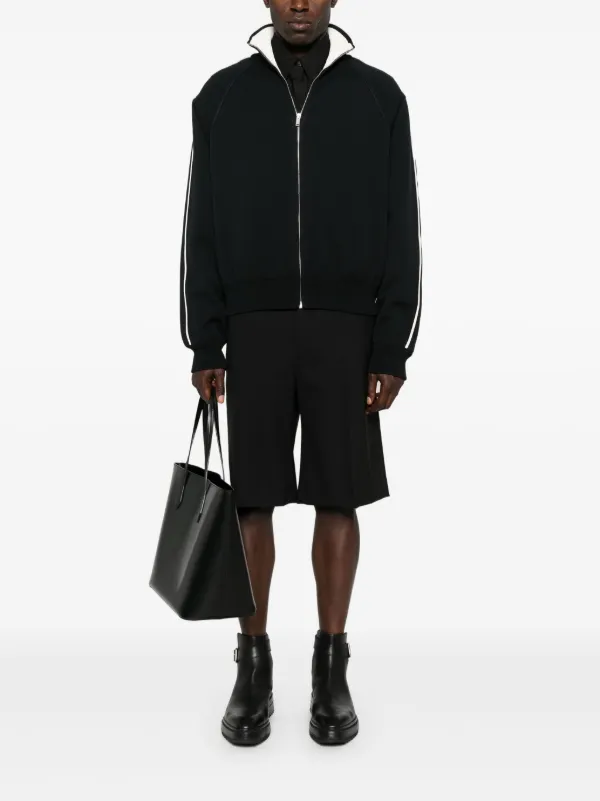 Jil Sander side-stripe Track Jacket | Black | FARFETCH GE