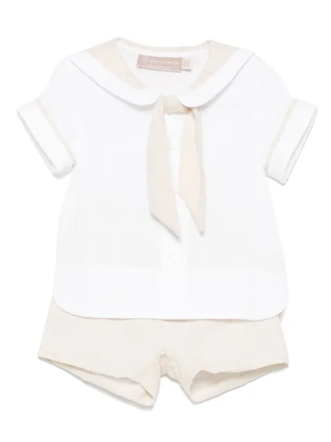 La Stupenderia set de shorts con detalle de moño