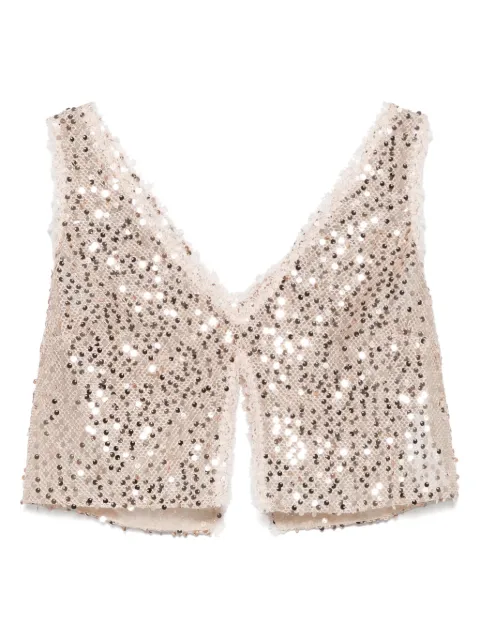 Ermanno Scervino haut brodé de sequins