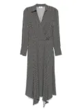 Elisabetta Franchi polka-dot midi dress - Black