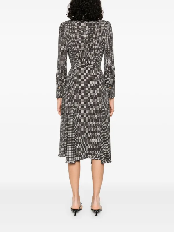 Elisabetta Franchi polka-dot Midi Dress | Black | FARFETCH ID