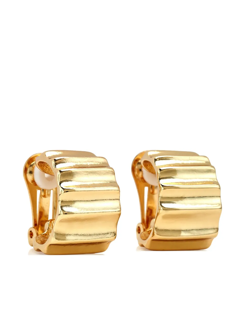 Kenneth Jay Lane polished-finish earrings | Gold | Image 1