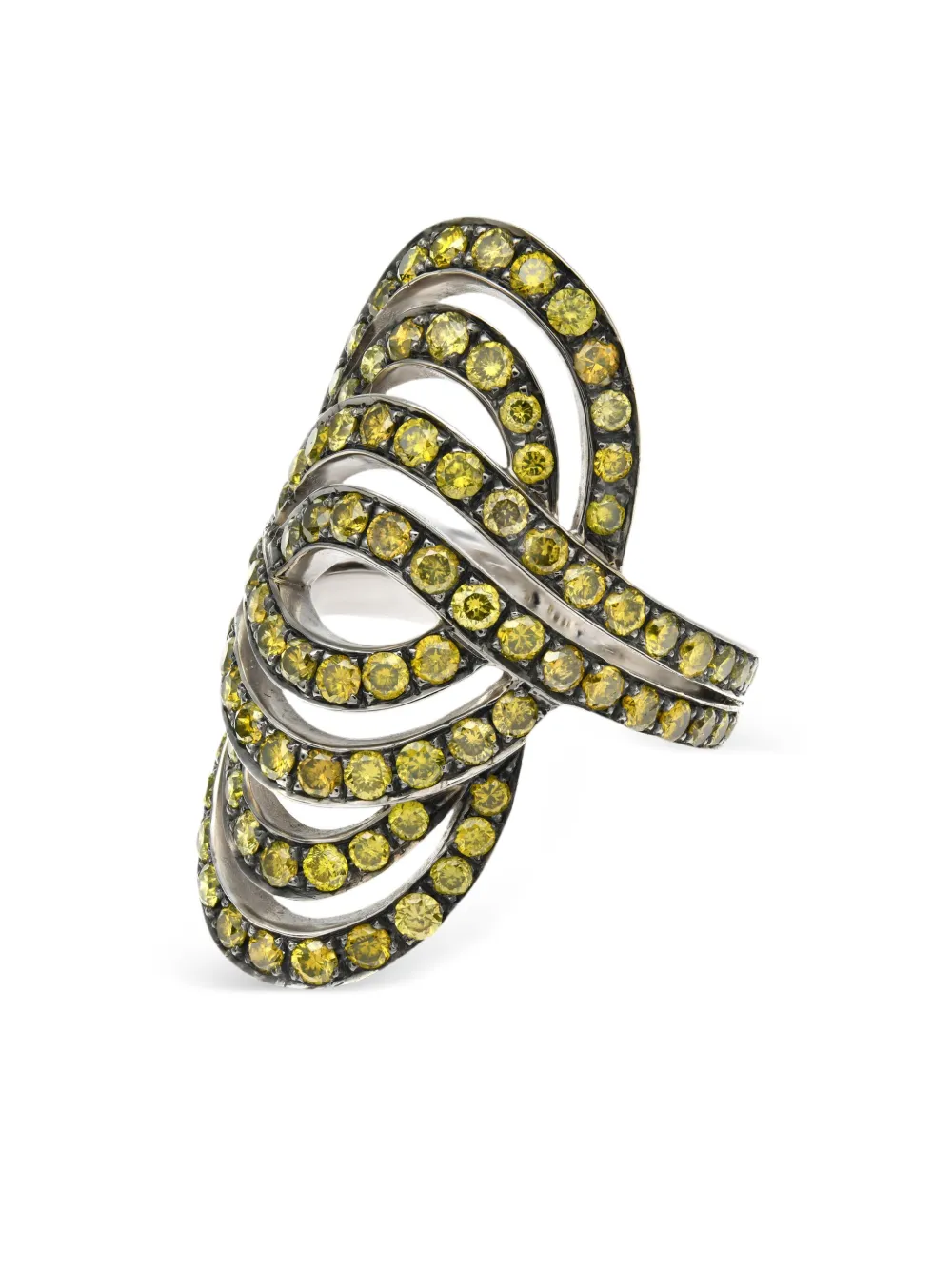 LILY GABRIELLA 18K black gold Infinitas diamond ring | Image 2