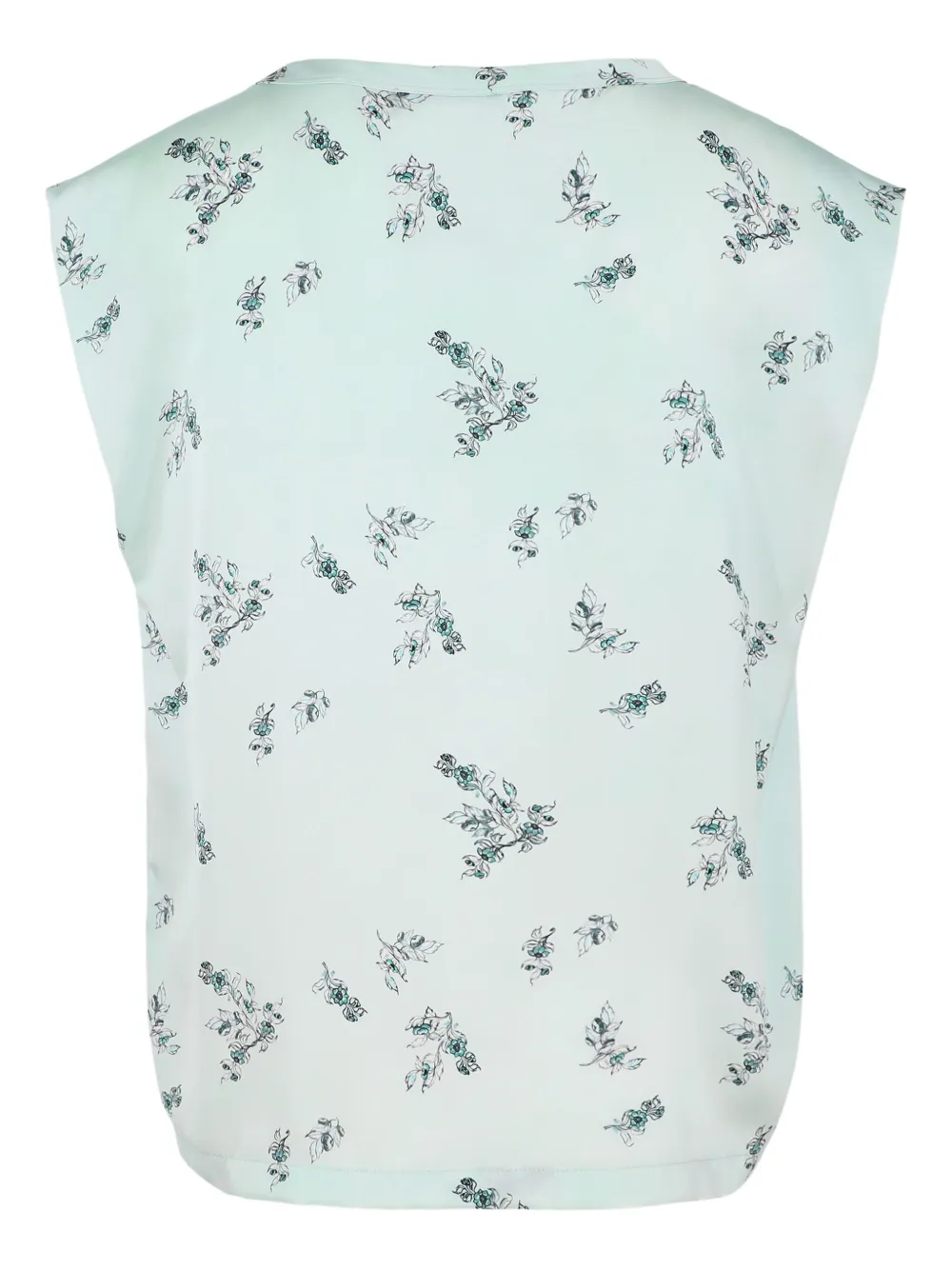 Fabiana Filippi Zijde-satijnen T-shirt Groen