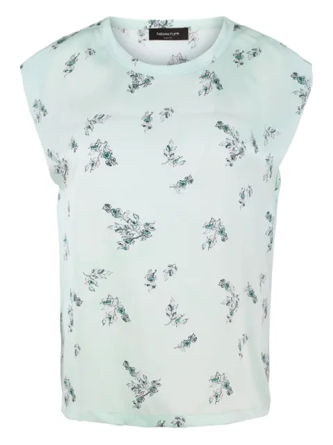 Fabiana Filippi silk-satin T-shirt