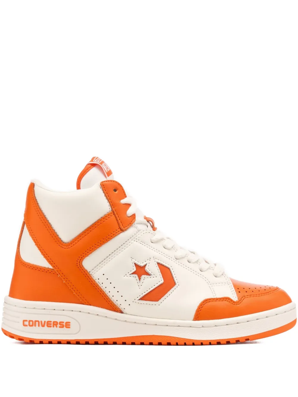 Converse Weapon Mid "Orange Vintage White" sneakers