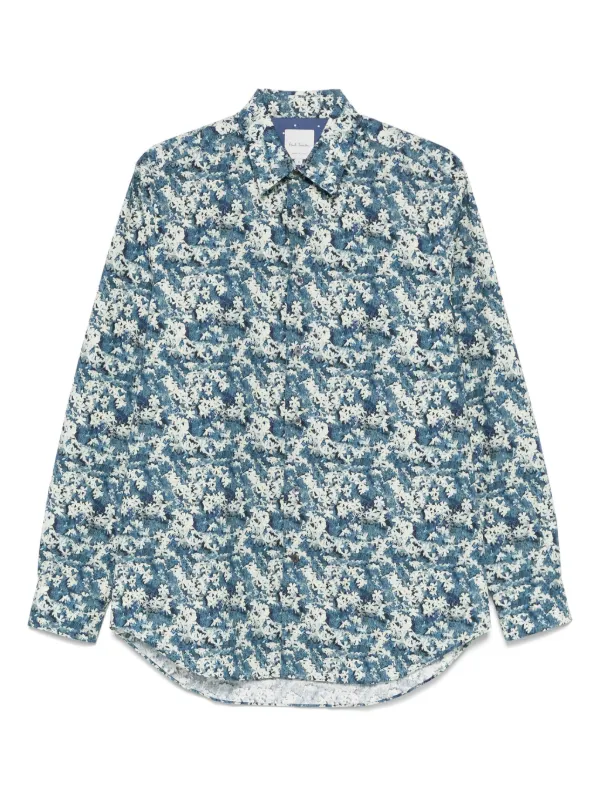 Paul Smith フローラルシャツ Paul Smith フローラル シャツ | ブルー | FARFETCH JP