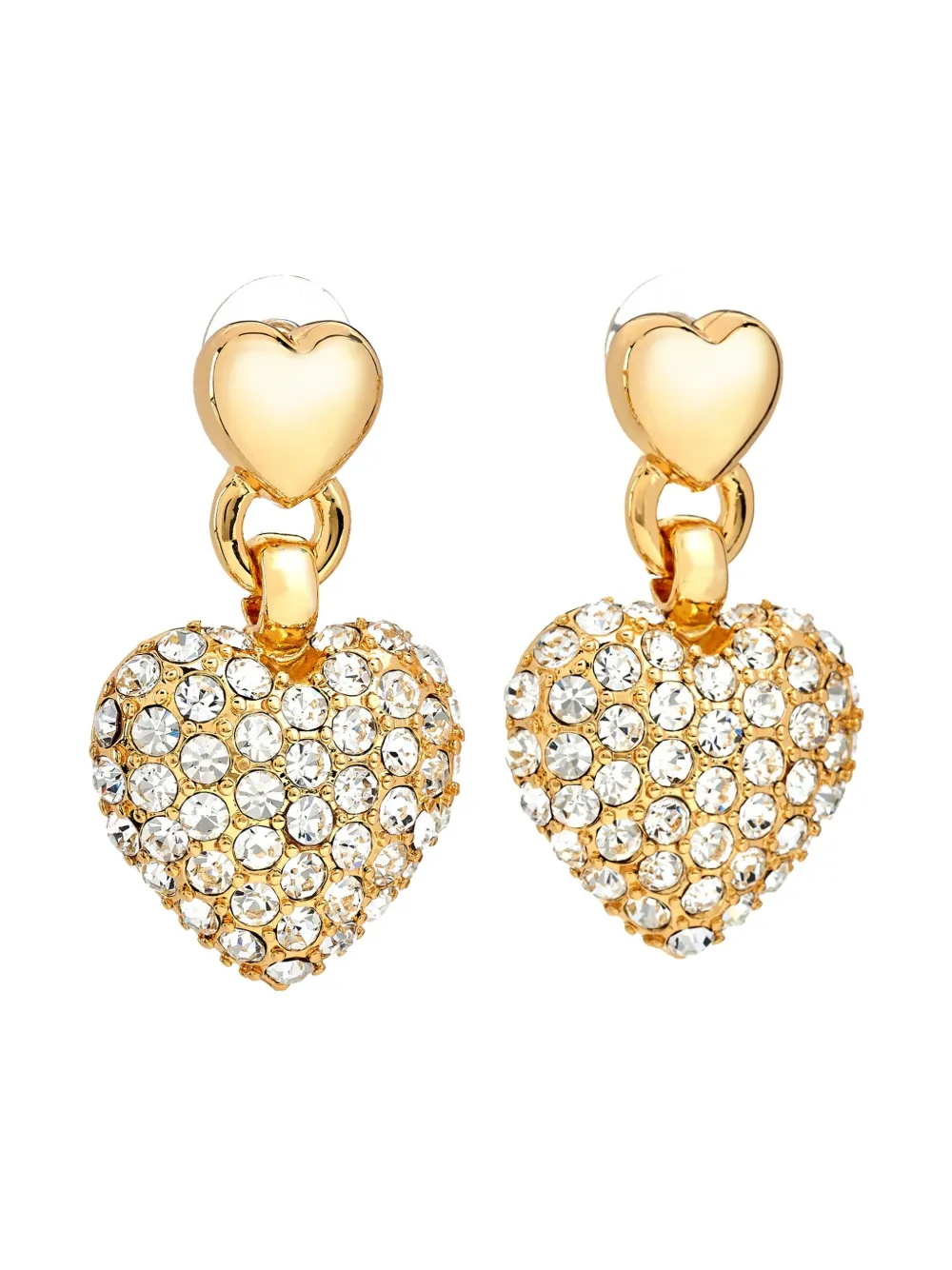 Kenneth Jay Lane crystal-embellished earrings | Gold | Image 1