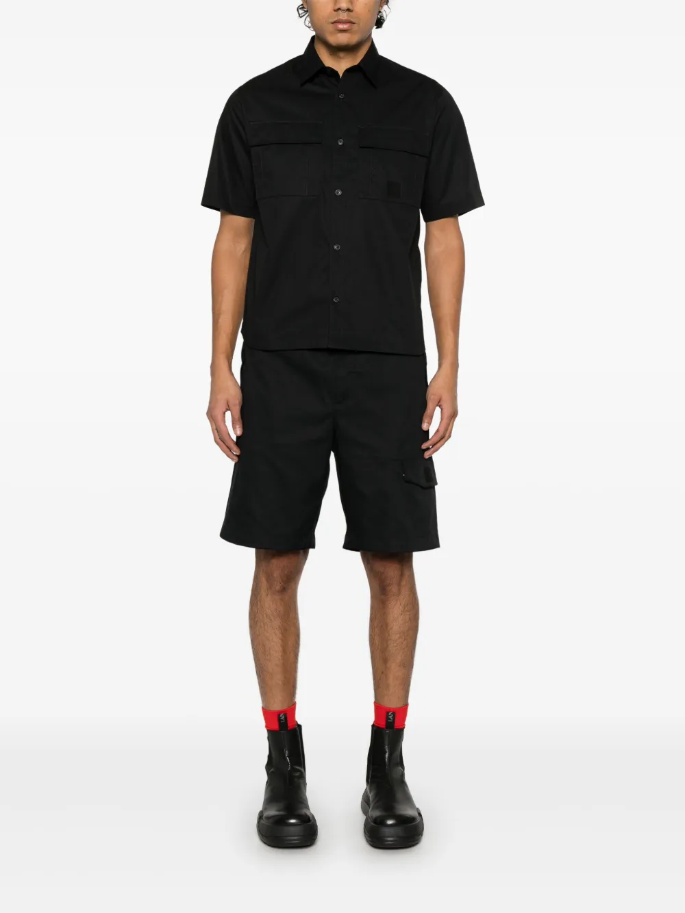 c.p.company C.P. Company Metropolis cargo shorts - Zwart