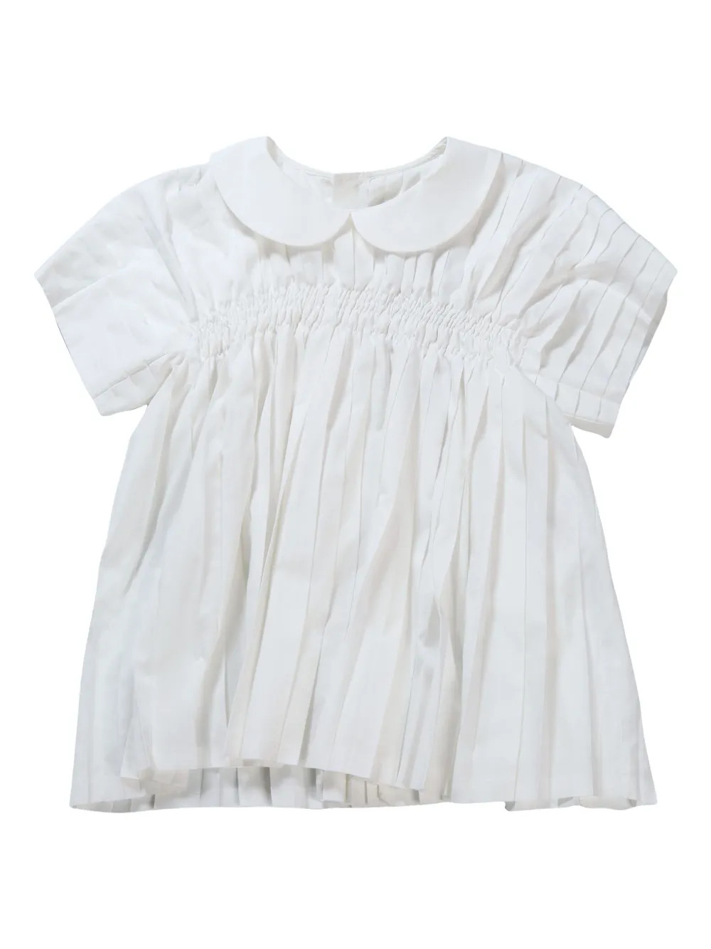 pleated blouse
