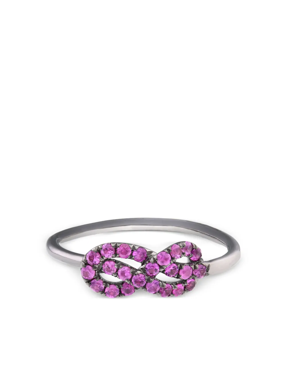 LILY GABRIELLA Forget Me Knot サファイア リング 18Kブラックゴールド LILY GABRIELLA Forget Me Knot サファイア リング 18Kブラックゴールド