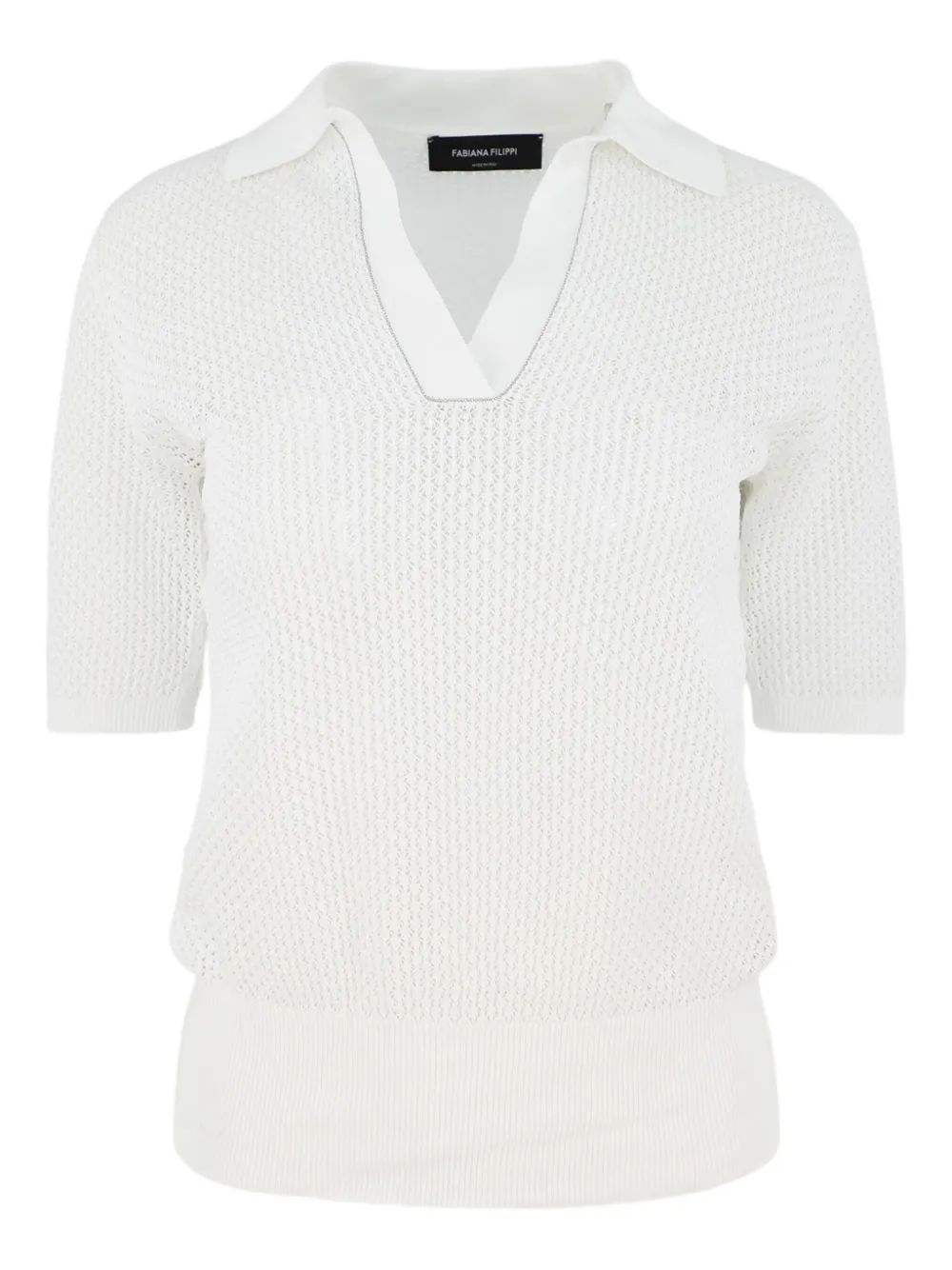 Fabiana Filippi Katoenen polotop Wit