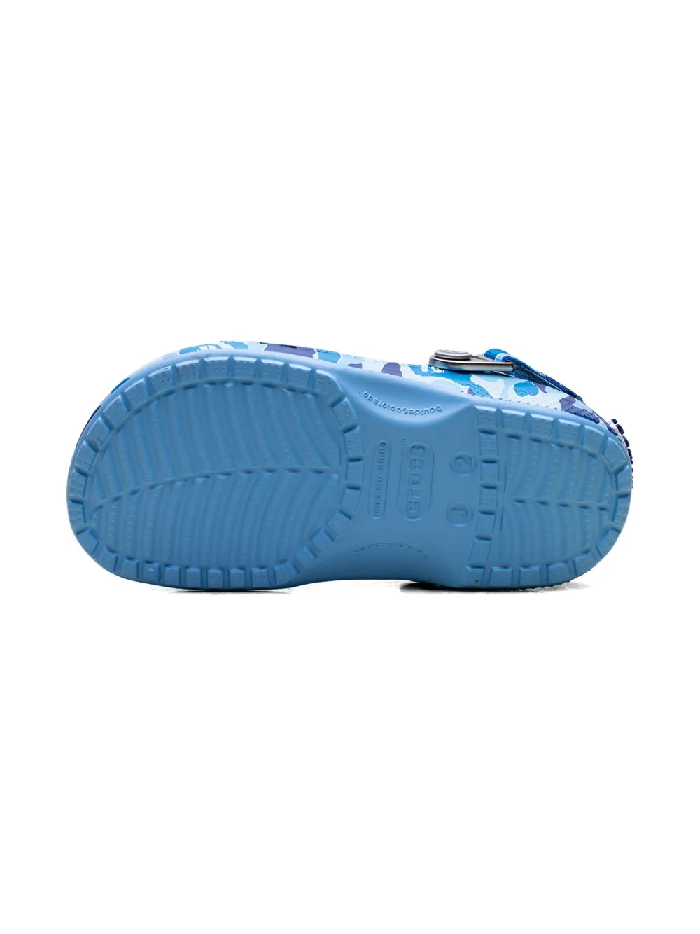 Crocs x A Bathing Ape Clog "Camo Blue" sneakers Blauw