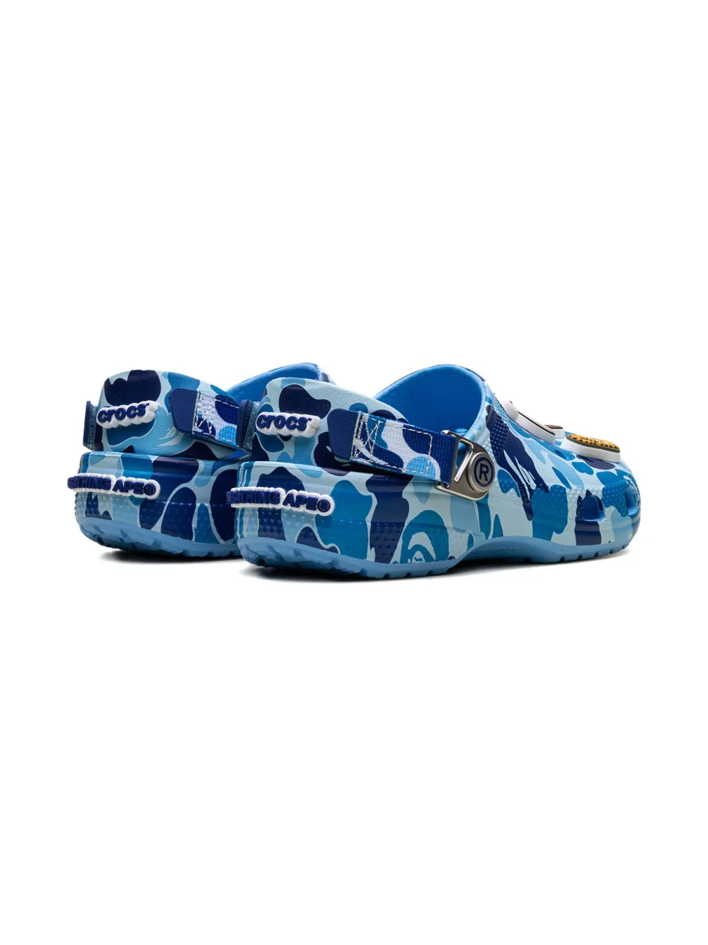 Crocs x A Bathing Ape Clog "Camo Blue" sneakers Blauw