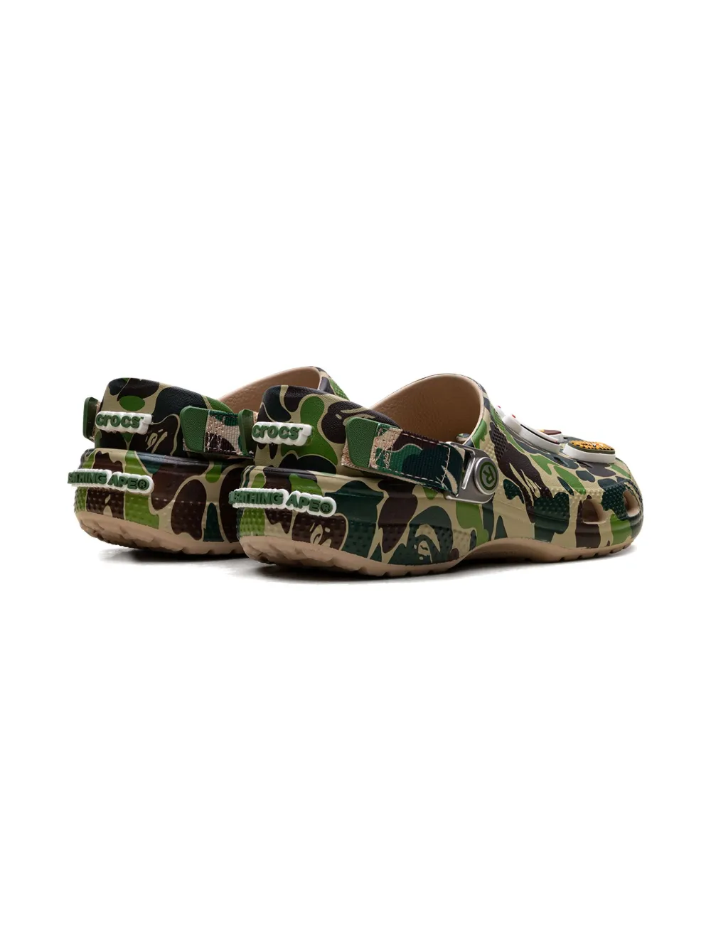 Crocs x A Bathing Ape Clog "Green Camo" sneakers