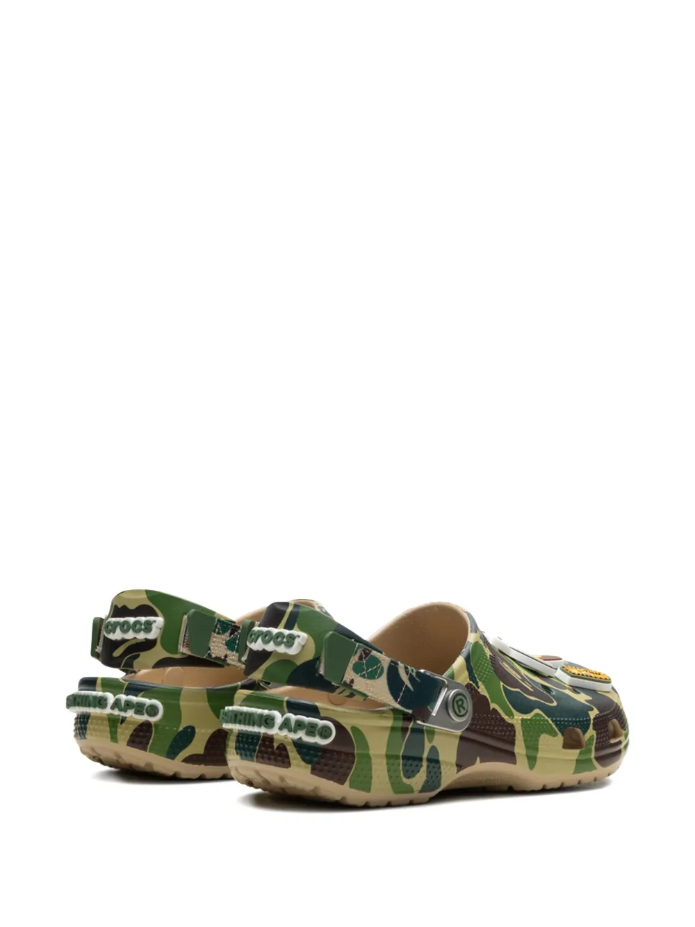 BAPE BLACK *A BATHING APE x Crocs Classic "Chai" clogs Green