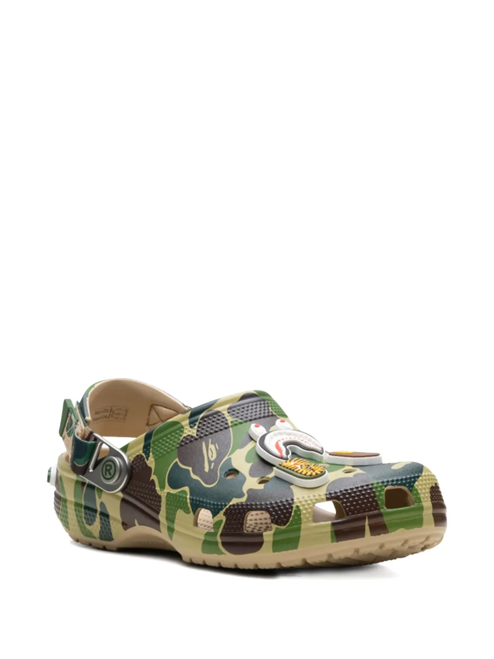 BAPE BLACK *A BATHING APE x Crocs Classic Chai clogs - Groen