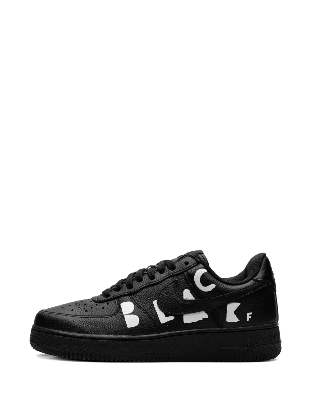 Nike X Comme Des Garçons Air Force 1 Low Retro Sneakers In Black