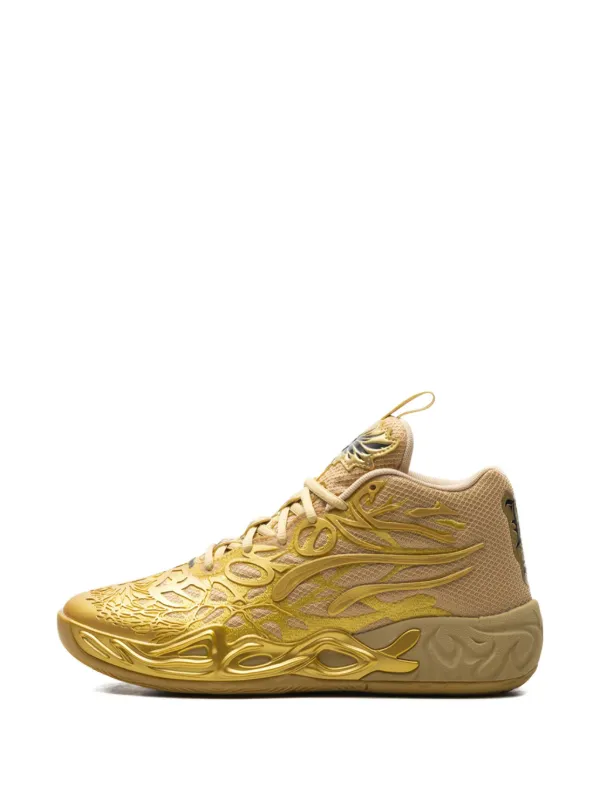 PUMA Tenis Golden Child Dorado FARFETCH MX