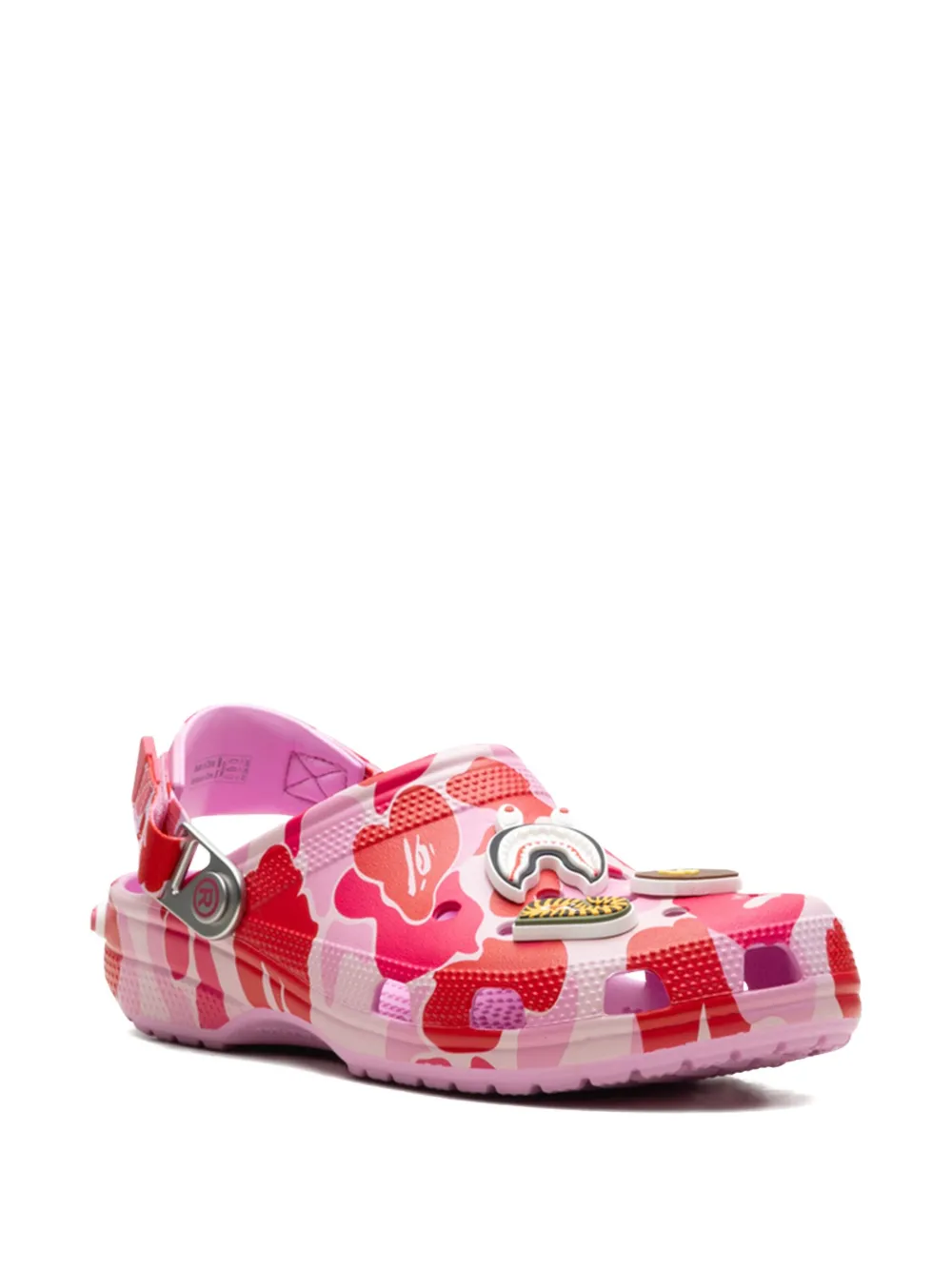 BAPE BLACK *A BATHING APE x Crocs Classic Carnation clogs - Roze