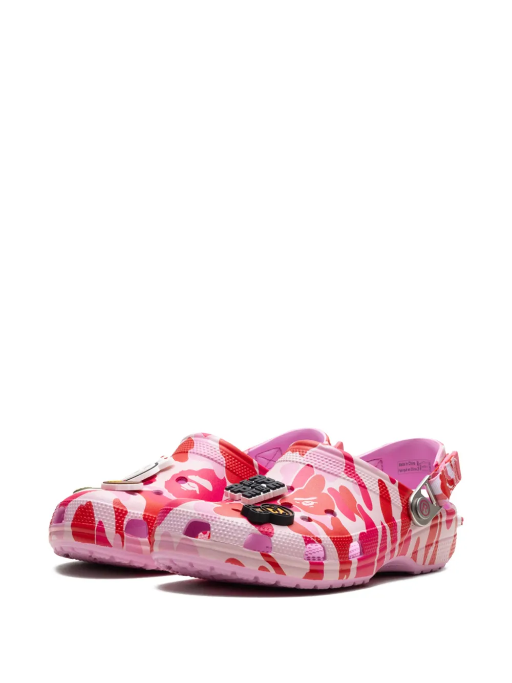 BAPE BLACK *A BATHING APE x Crocs Classic "Carnation" clogs Pink
