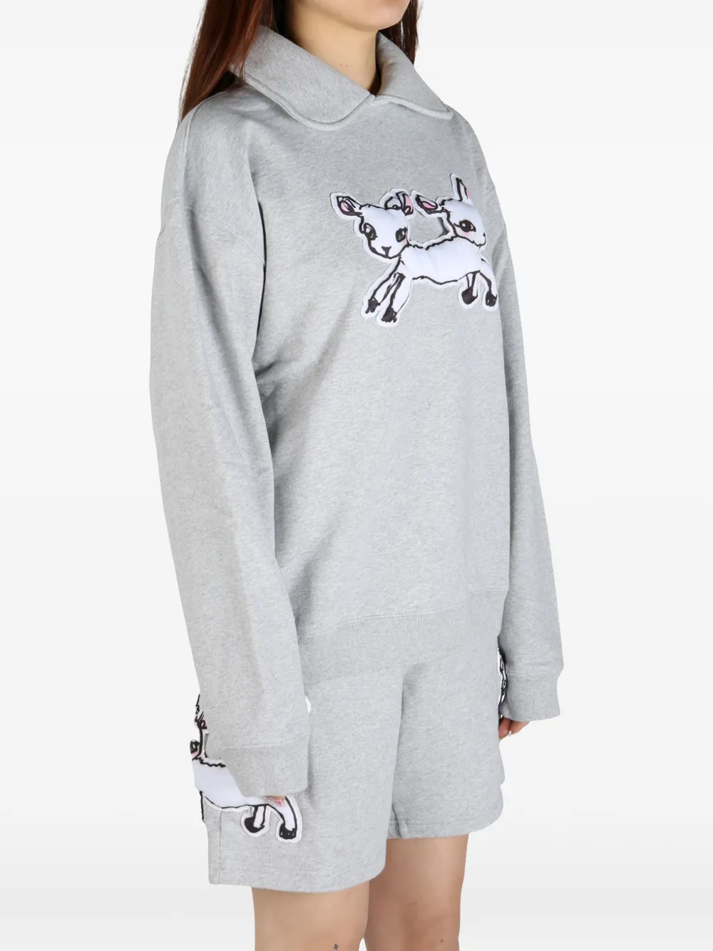 Sky High Farm jersey sweatshirt Grijs