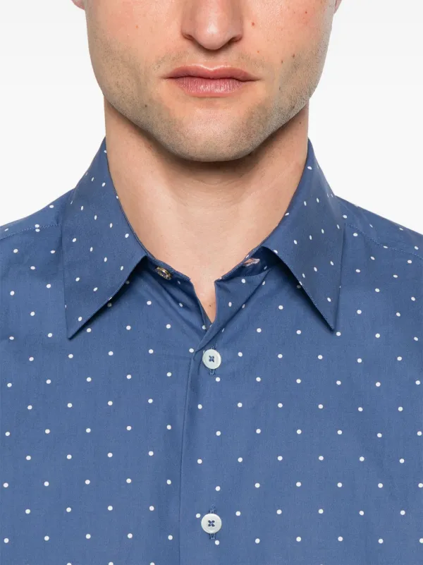 Paul Smith ポルカドット シャツ | ブルー | FARFETCH JP