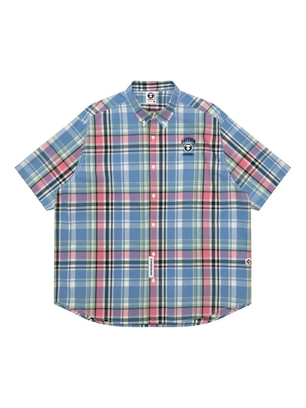 AAPE BY *A BATHING APE® camisa con cuadros estampados | azul | Image 1