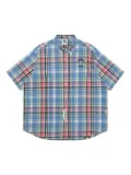 AAPE BY *A BATHING APE® checked shirt - Blue