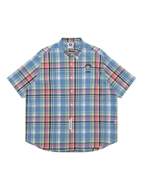 AAPE BY *A BATHING APE® checked shirt 